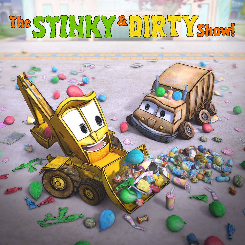 Preschool Children’s Animated.stinky and dirty