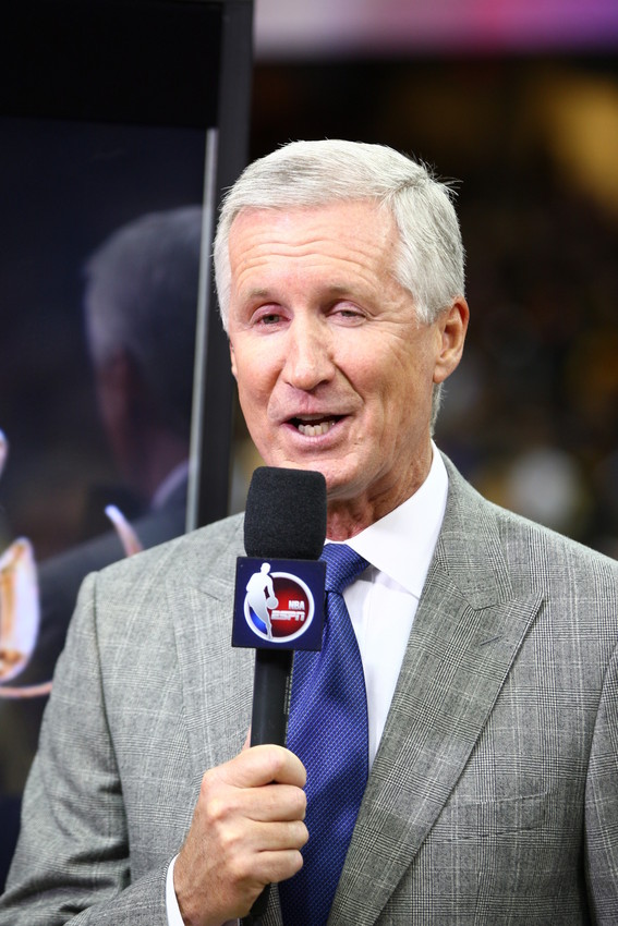 Cleveland, OH - June 7, 2017 - Quicken Loans Arena: Mike Breen during game 3 of the 2017 NBA Finals
(Photo by Scott Evans / ESPN Images)